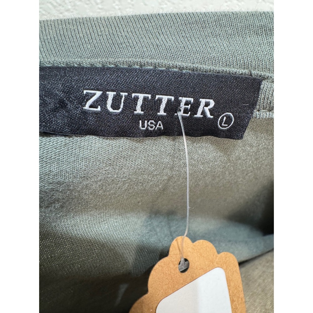 Zutter Nashville Music City 1970 Distressed Graphic Tee Gray Womens Large NWT - Picture 3 of 11